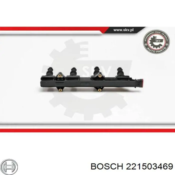 Купить 221503469 Bosch Катушка зажигания