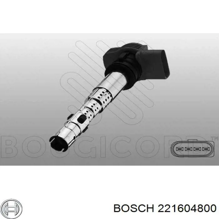 Катушка зажигания 221604800 Bosch