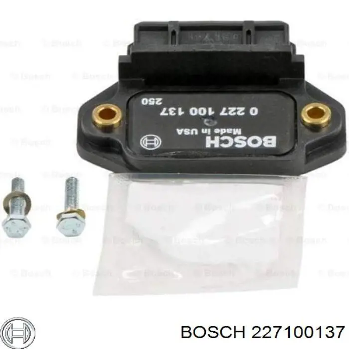 Модуль зажигания (коммутатор) Bosch 227100137 цена, от 15.12 USD