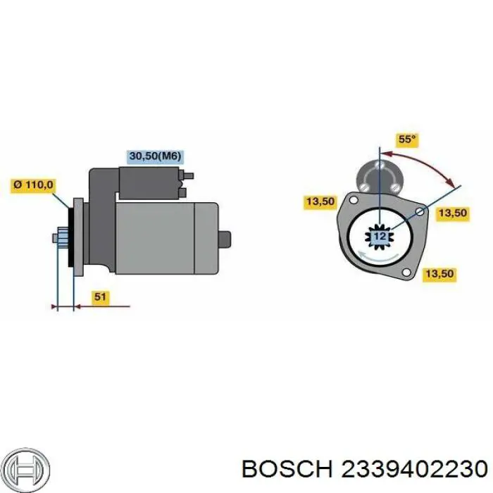 Втягивающее Bosch 2339402230 цена, от 107.10 USD