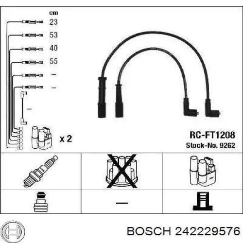 Купить 242229576 Bosch Свечи автомобильные
