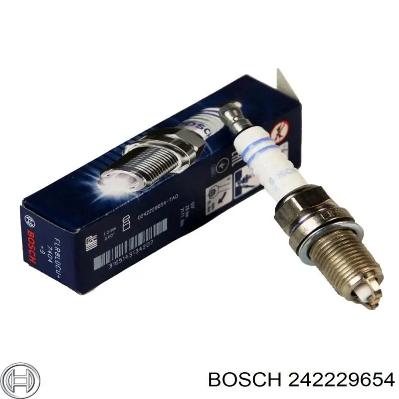 Свечи зажигания 242229654 Bosch