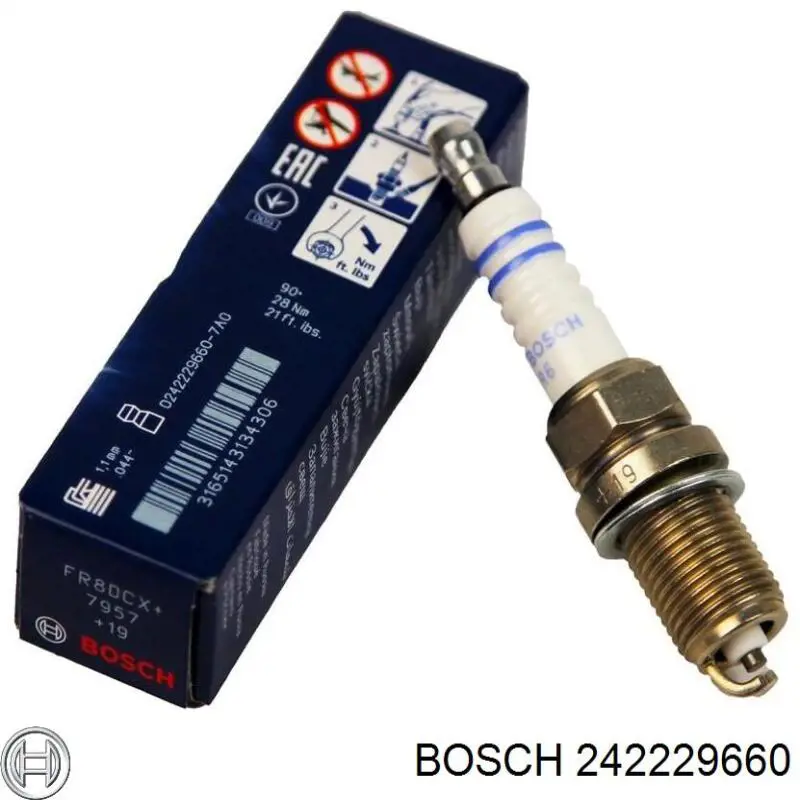 Свечи зажигания 242229660 Bosch