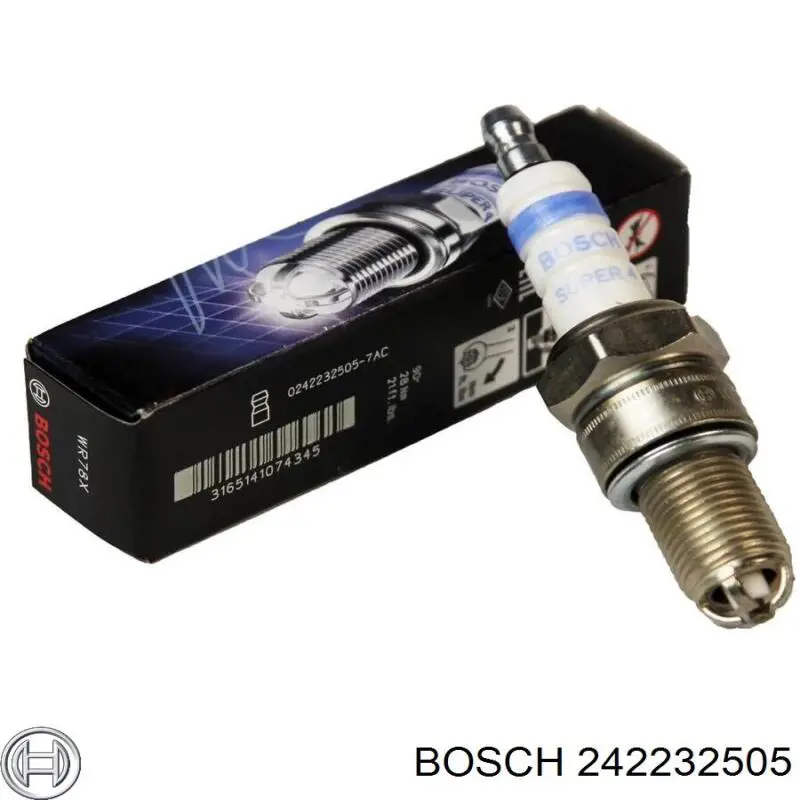 242232505 Bosch Свечи зажигания