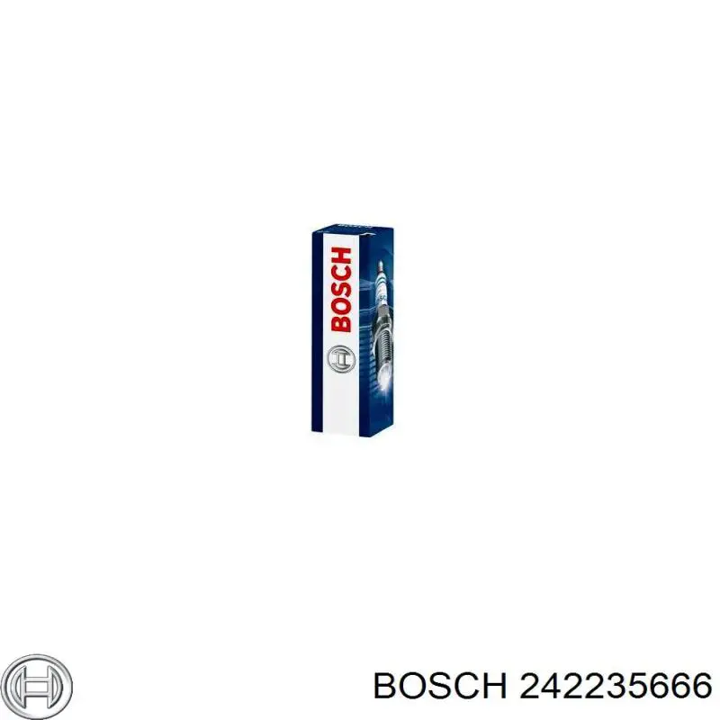 Свечи зажигания 242235666 Bosch