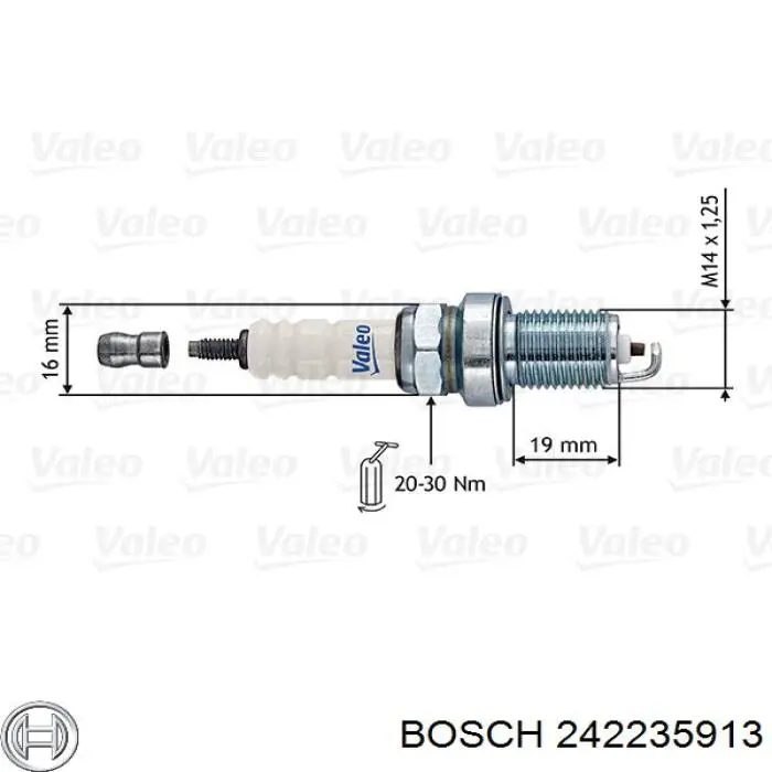 Свечи зажигания 242235913 Bosch