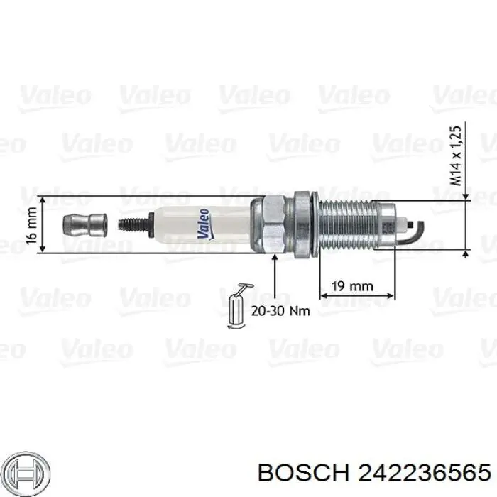 Купить 242236565 Bosch Свечи автомобильные
