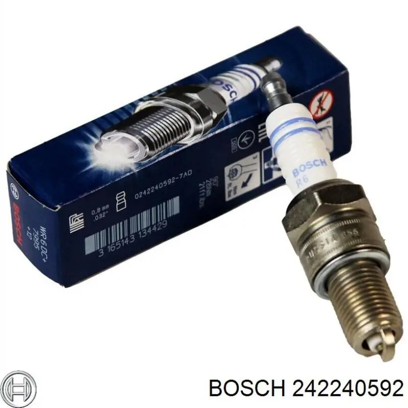 242240592 Bosch Свечи зажигания