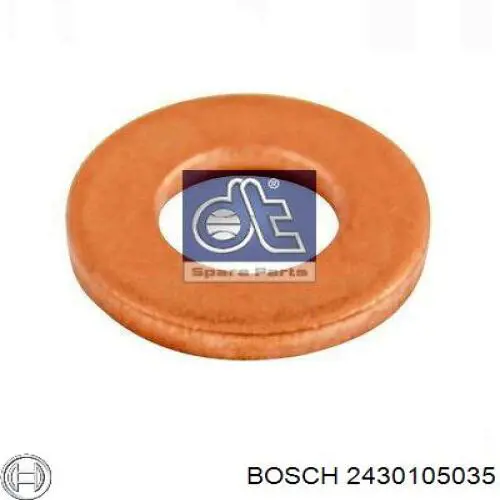 2430105035 Bosch кольцо (шайба форсунки инжектора посадочное)