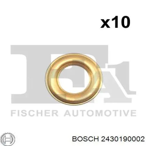 Шайба форсунки верхняя Bosch 2430190002 цена, от 0.80 USD