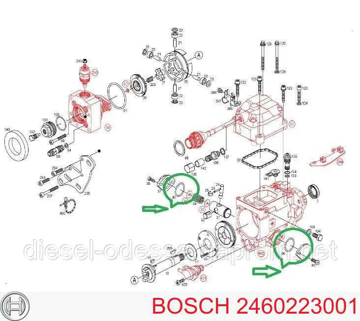 2460223001 Bosch сальник тнвд