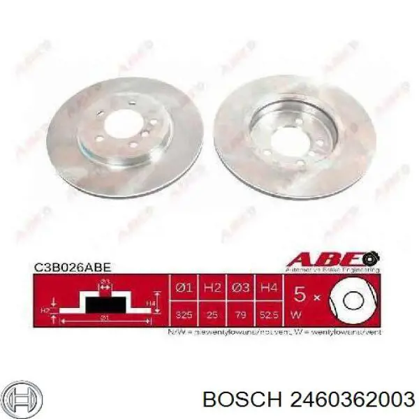 2460362003 Bosch Редукционный клапан ТНВД