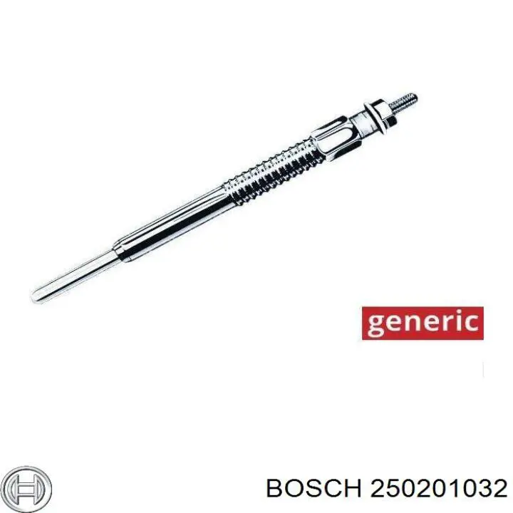 Свечи накала Bosch 250201032 цена, от 5.27 USD
