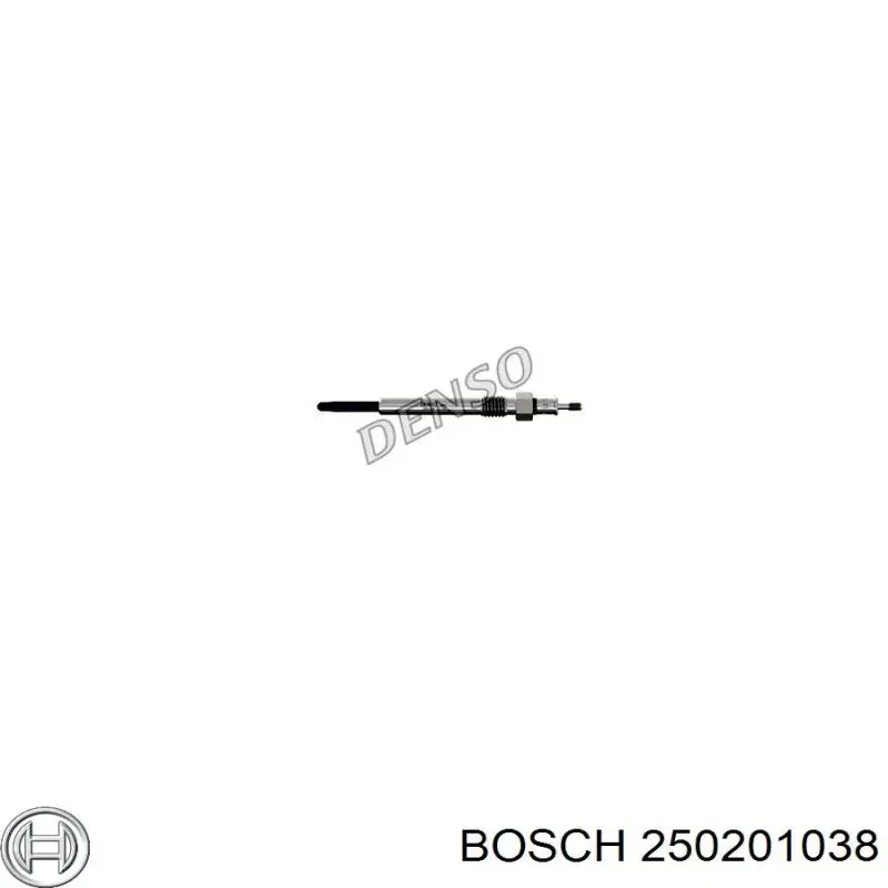 Свечи накала 250201038 Bosch