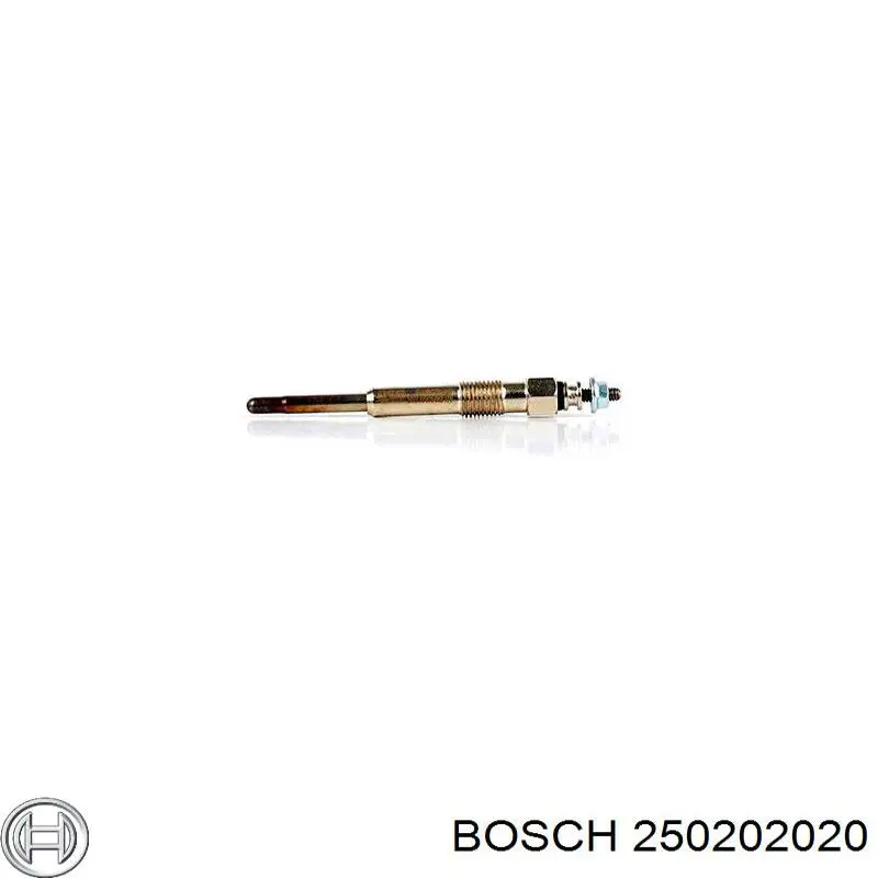 Bujía de incandescencia 250202020 Bosch