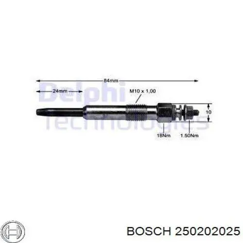 Купить 250202025 Bosch Свечи накала