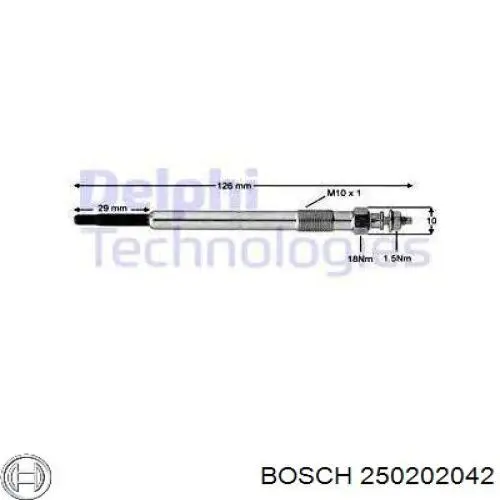 Купить 250202042 Bosch Свечи накала