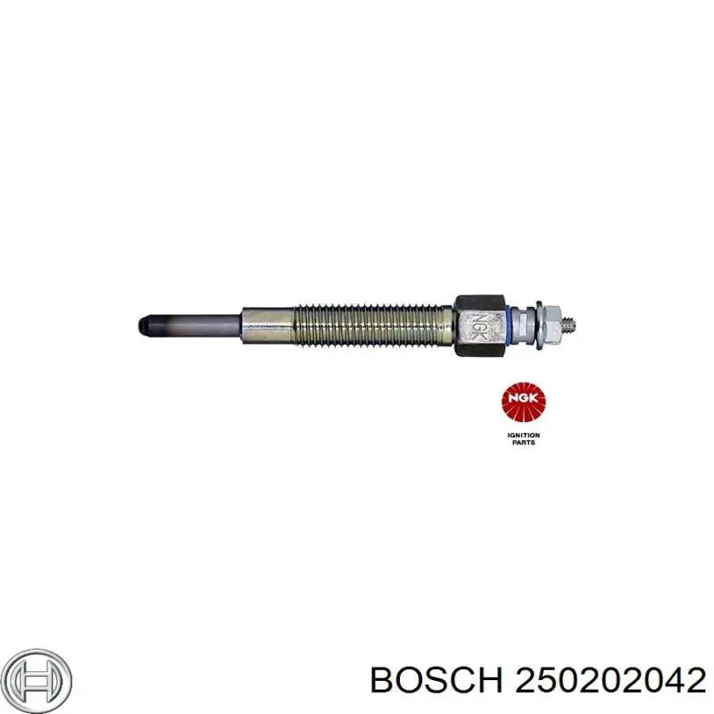 Свечи накала Bosch 250202042 цена, от 10.23 USD