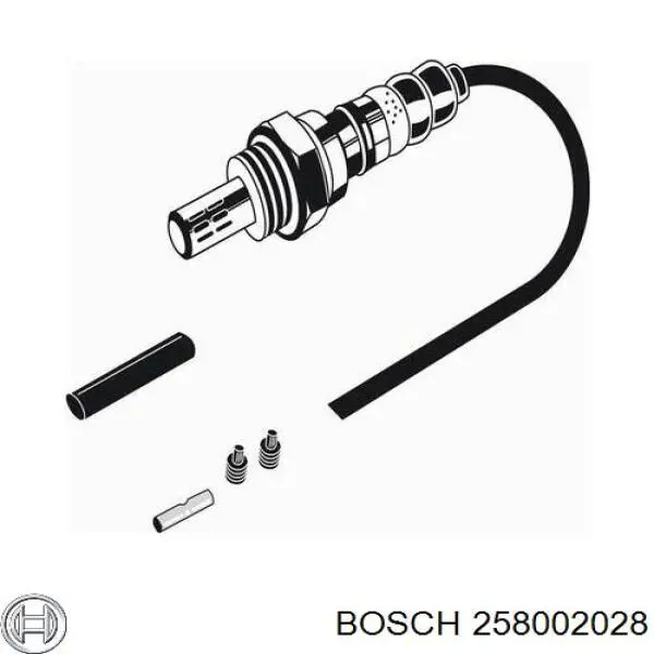 258002028 Bosch лямбда-зонд, датчик кислорода