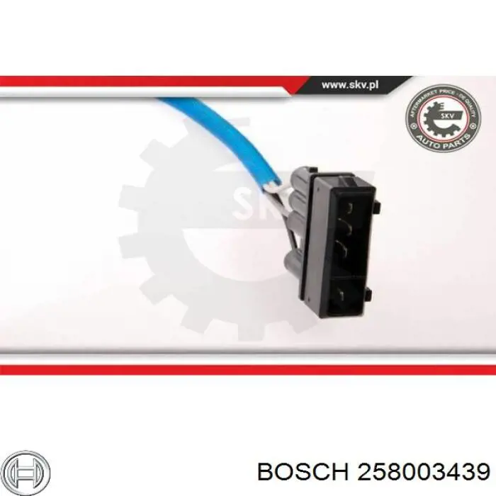258003439 Bosch Лямбда-зонд, датчик кислорода до катализатора