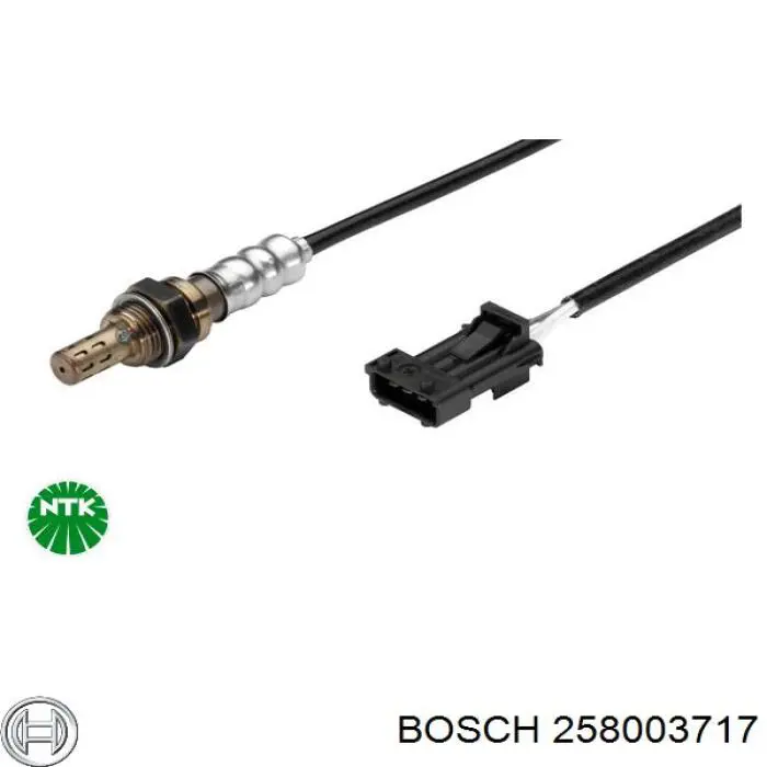 258003717 Bosch лямбда-зонд, датчик кислорода после катализатора