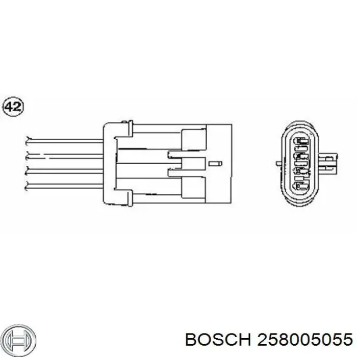 258005055 Bosch Датчик кислорода
