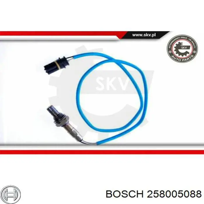 Лямбдазонд, датчик кислорода до катализатора, левый Bosch 258005088 цена, от 75.55 USD