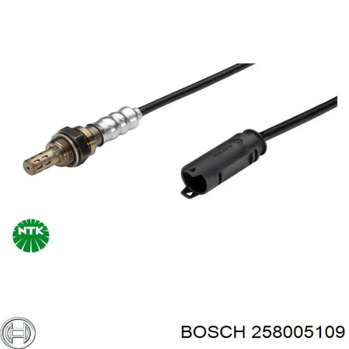 Лямбдазонд, датчик кислорода после катализатора Bosch 258005109 цена, от 35.04 USD