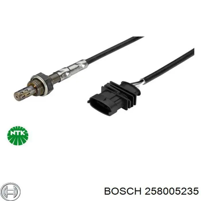 258005235 Bosch лямбда-зонд, датчик кислорода после катализатора