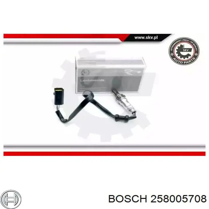 258005708 Bosch Лямбда-зонд, датчик кислорода до катализатора