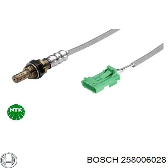 258006028 Bosch лямбда-зонд, датчик кислорода до катализатора правый