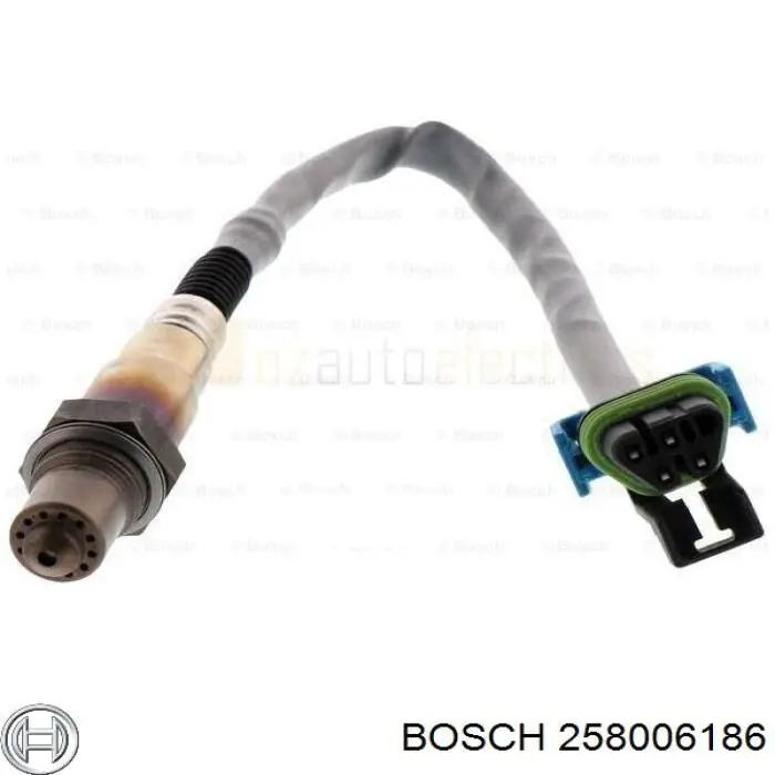 Лямбдазонд, датчик кислорода после катализатора Bosch 258006186 цена, от 44.88 USD