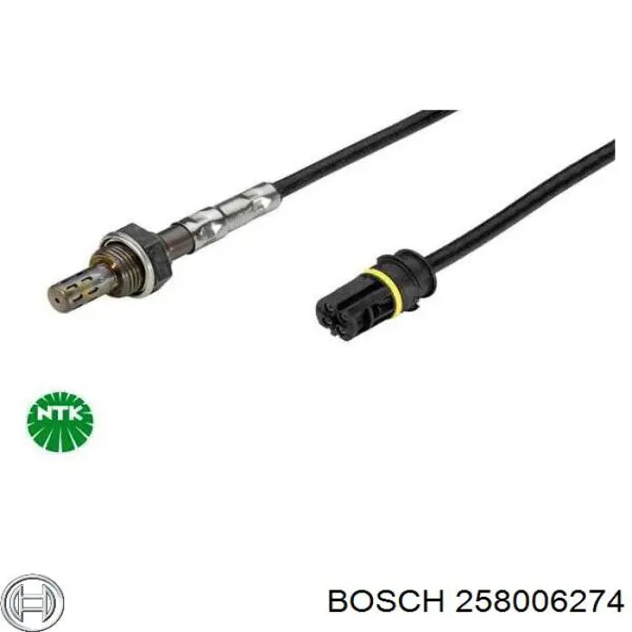 258006274 Bosch Лямбдазонд, датчик кислорода до катализатора, правый