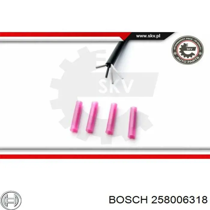 258006318 Bosch лямбда-зонд, датчик кислорода до катализатора левый
