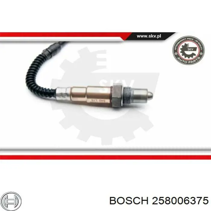 Лямбдазонд, датчик кислорода до катализатора Bosch 258006375 цена, от 37.17 USD