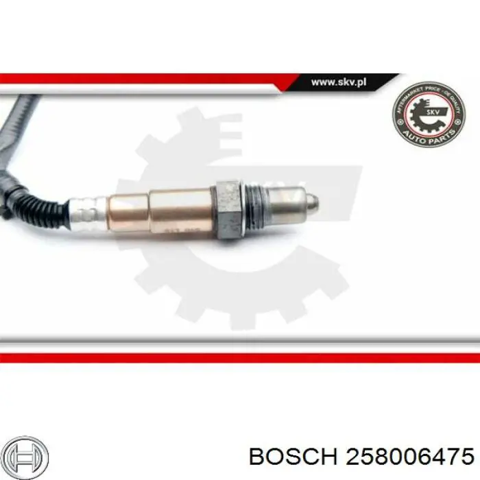 Лямбдазонд, датчик кислорода после катализатора Bosch 258006475 цена, от 64.20 USD