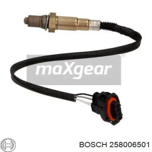 258006501 Bosch лямбда-зонд, датчик кислорода до катализатора