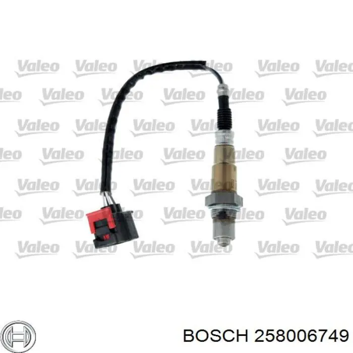 258006749 Bosch sonda lambda, sensor de oxigênio depois de catalisador
