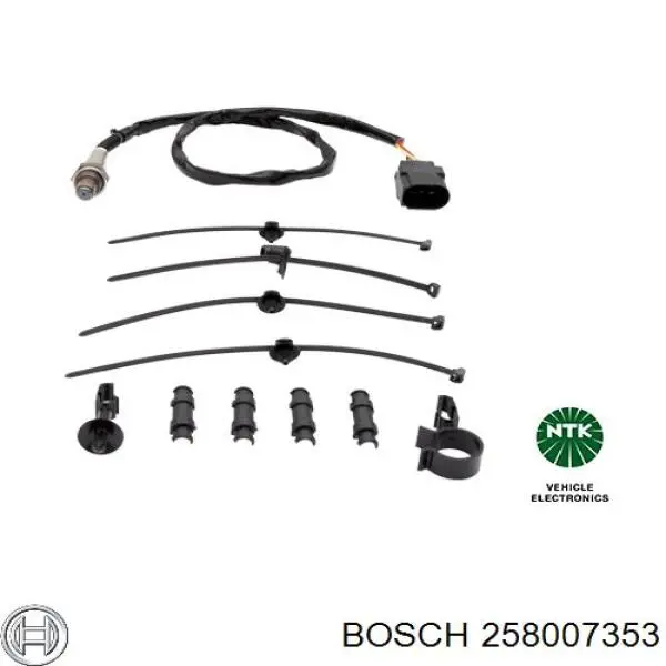 258007353 Bosch лямбда-зонд, датчик кислорода до катализатора