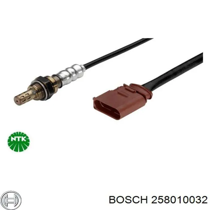 Лямбдазонд, датчик кислорода после катализатора Bosch 258010032 цена, от 41.57 USD