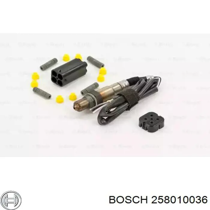 258010036 Bosch sonda lambda, sensor de oxigênio depois de catalisador