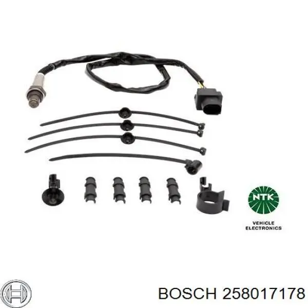 258017178 Bosch Лямбда-зонд, датчик кислорода до катализатора