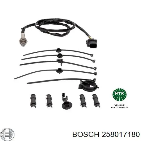 258017180 Bosch Лямбда-зонд, датчик кислорода до катализатора