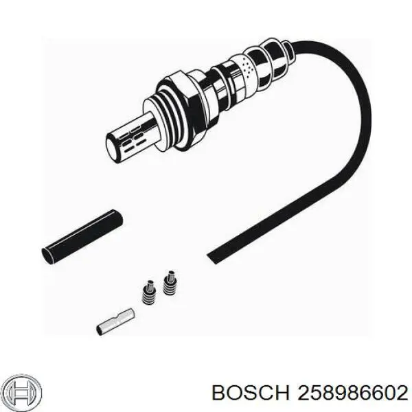 Лямбдазонд, датчик кислорода до катализатора Bosch 258986602 цена, от 46.40 USD