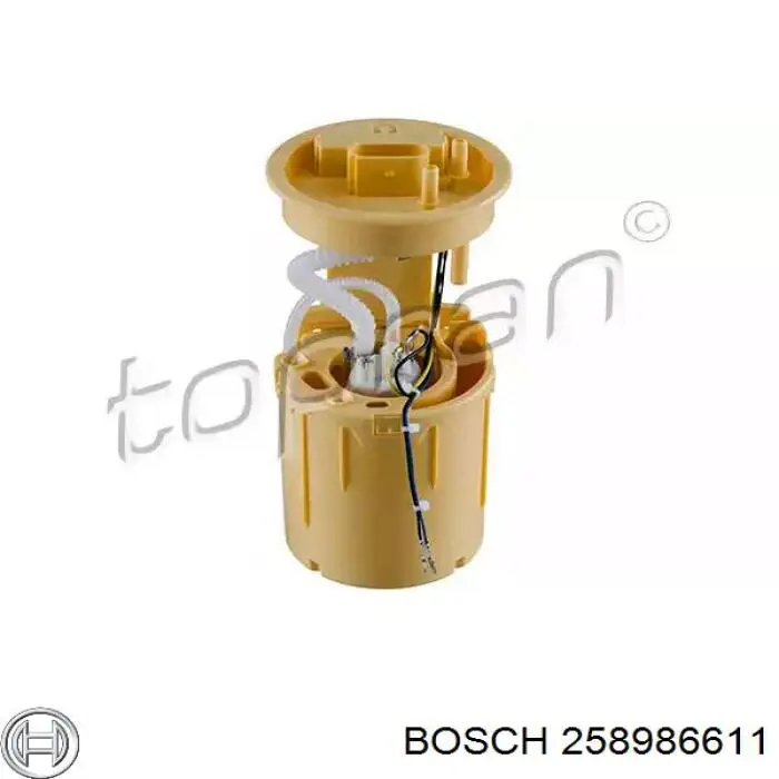 258986611 Bosch Датчик кислорода