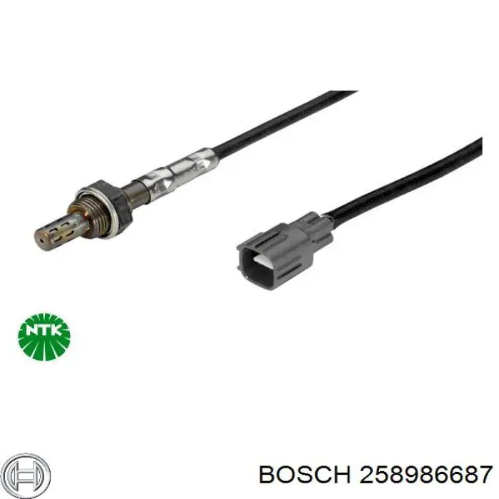 258986687 Bosch лямбда-зонд, датчик кислорода до катализатора правый
