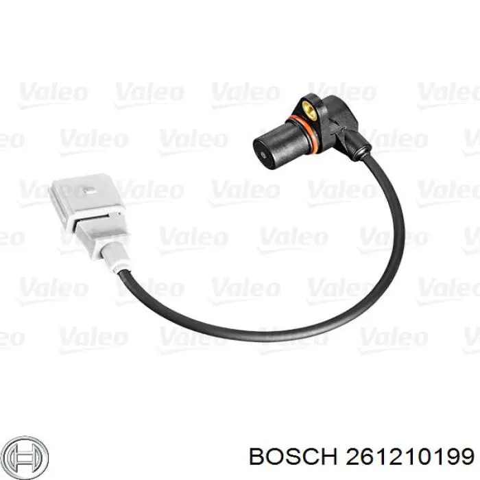 Датчик положения коленчатого вала Bosch 261210199 цена, от 28.52 USD