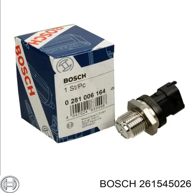 Датчик давления топлива 261545026 Bosch