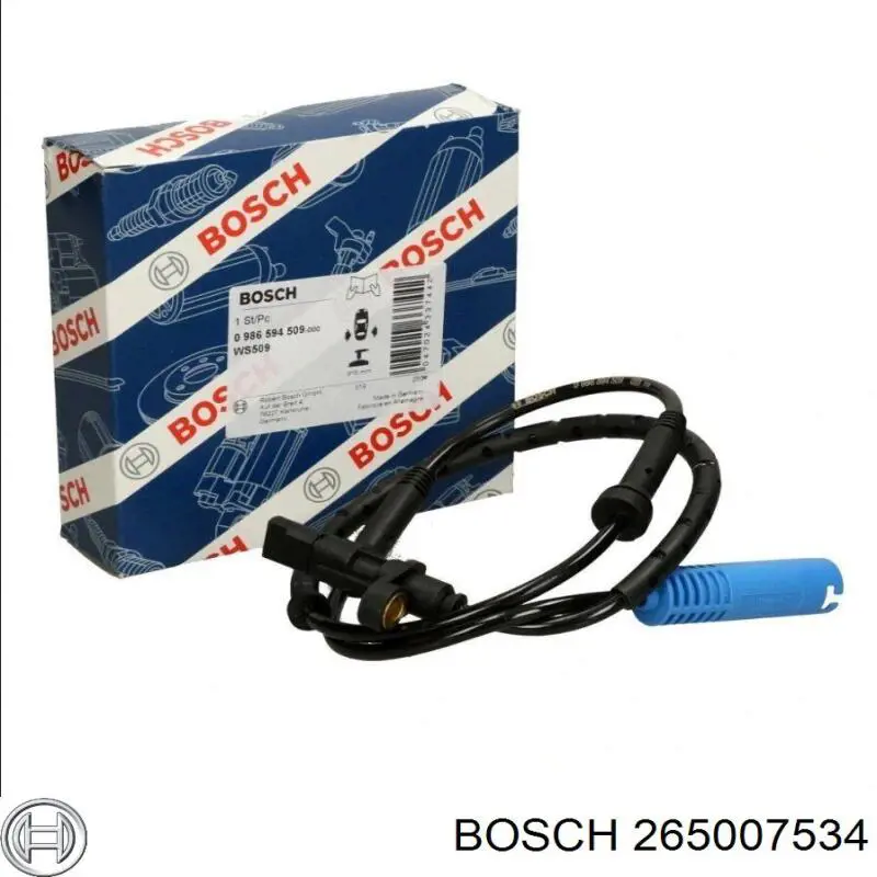265007534 Bosch датчик абс (abs задний левый)