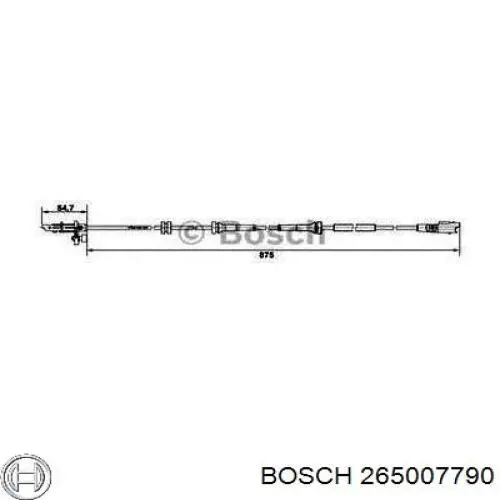 265007790 Bosch датчик абс (abs передний)